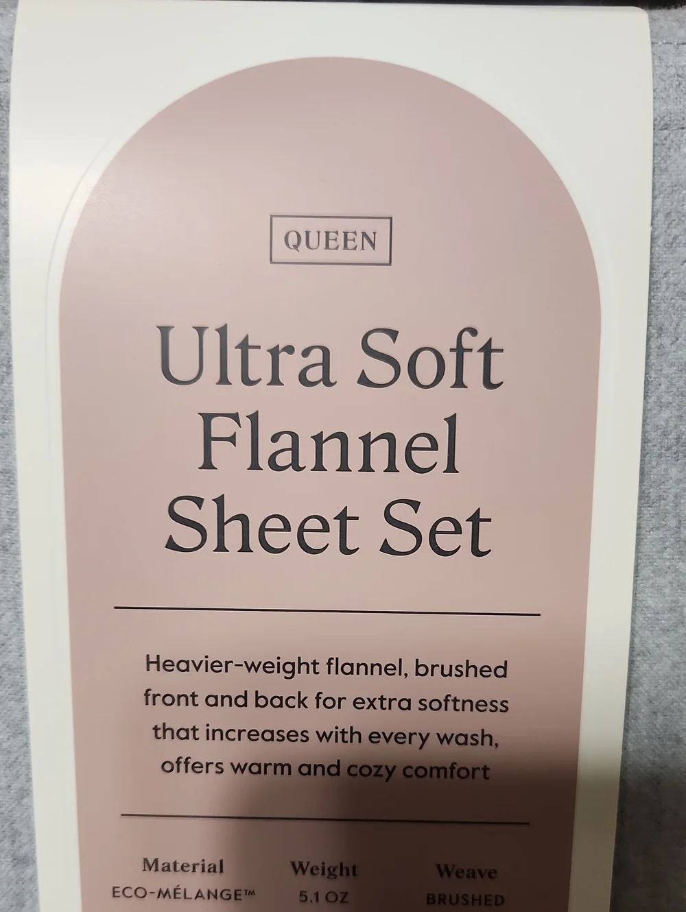 Threshold Ultra Soft Flannel Sheet Set. Queen.